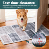 98765-Artiss Floor Rug 50X80cm Doormat Soft Velvet Non-Slip Bath Mat Small Modern