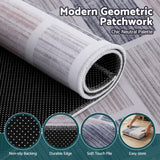 98765-Artiss Floor Rug 50X80cm Doormat Soft Velvet Non-Slip Bath Mat Small Modern