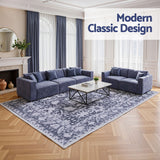 Floor Rugs: Artiss Floor Rug 240X340cm Soft Velvet Washable Modern Area Rug Floor Carpet Mat