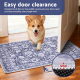 98765-Artiss Floor Rug 50X80cm Doormat Soft Velvet Non-Slip Bath Mat Small Rug Modern