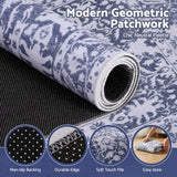 98765-Artiss Floor Rug 50X80cm Doormat Soft Velvet Non-Slip Bath Mat Small Rug Modern