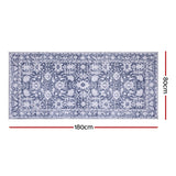 Floor Rugs: Artiss Hallway Runner Rug 80x180cm Soft Velvet Washable Modern Kitchen Mat