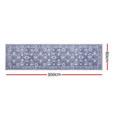 Floor Rugs: Artiss Hallway Runner Rug 80X300cm Soft Velvet Washable Modern Kitchen Mat