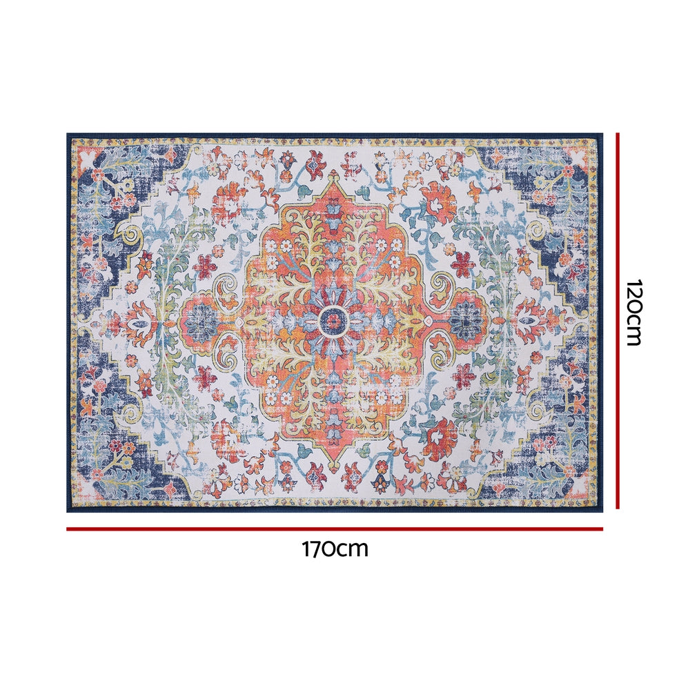 Floor Rugs: Artiss Floor Rug 120X170cm Large Washable Geometric Area Rug Modern Carpet Mat