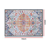 Floor Rugs: Artiss Floor Rug 120X170cm Large Washable Geometric Area Rug Modern Carpet Mat