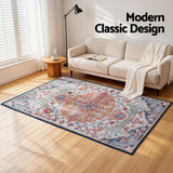 Floor Rugs: Artiss Floor Rug 120X170cm Large Washable Geometric Area Rug Modern Carpet Mat