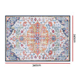 Floor Rugs: Artiss Floor Rug 240X340cm Large Washable Geometric Area Rug Modern Carpet Mat
