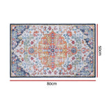 98765-Artiss Floor Rug 50X80 Doormat Carpet Short Pile Non-Slip Entryway Mat Bohemian