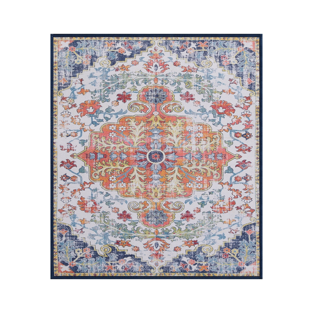 Floor Rugs: Artiss Floor Rug 50X80 Doormat Carpet Short Pile Non-Slip Entryway Mat Bohemian