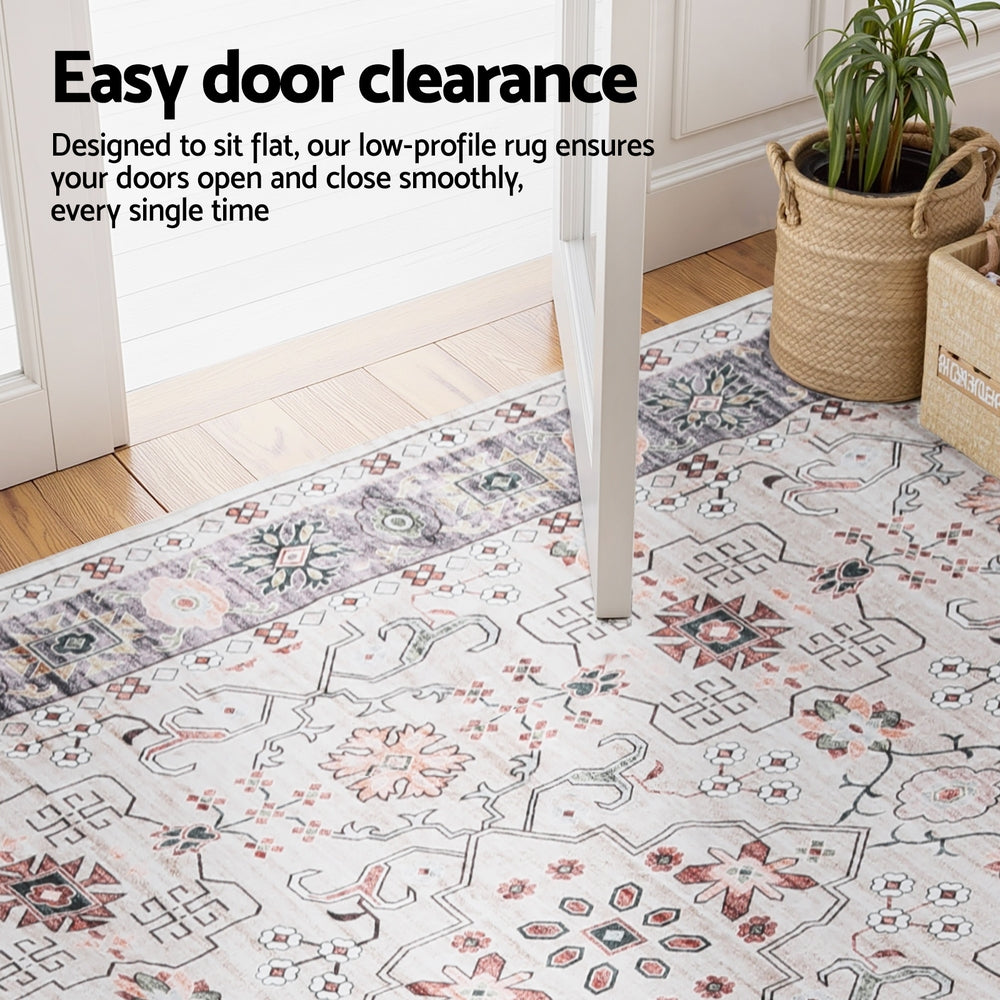 Floor Rugs: Artiss Washable Floor Rug 160X230cm Large Area Rug Modern Living Room Carpet