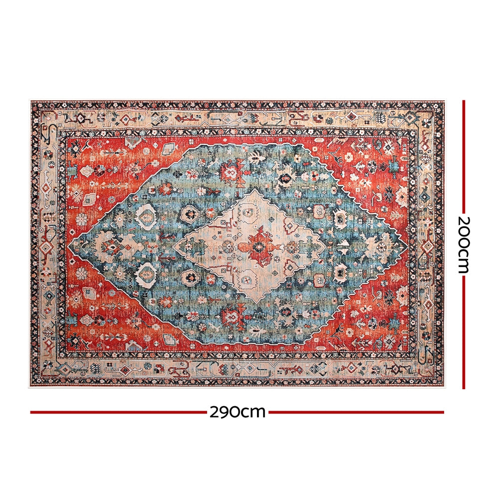 Floor Rugs: Artiss Floor Rug 200X290cm Large Washable Area Rug Modern Living Room Carpet Mat