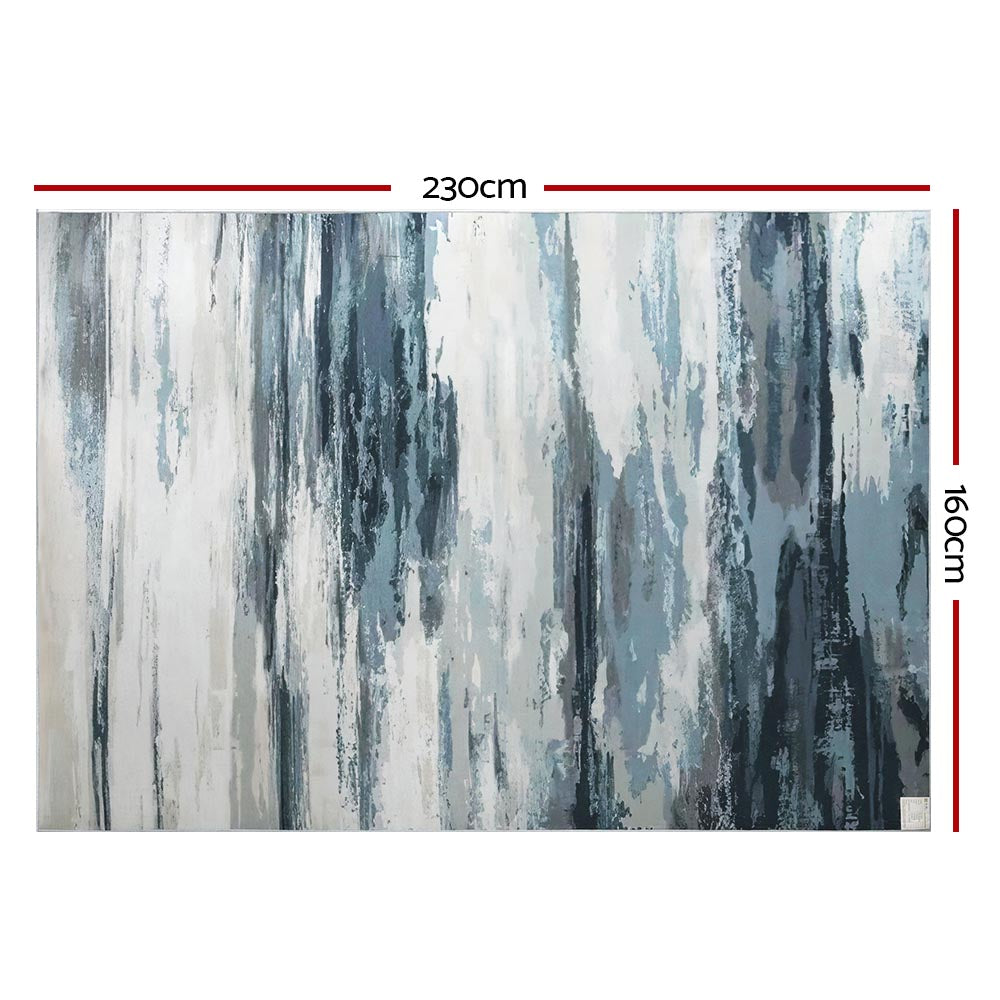 Floor Rugs: Artiss Rug 160x230cm Area Rug Washable Mat Large Carpet Soft Short Pile Poca