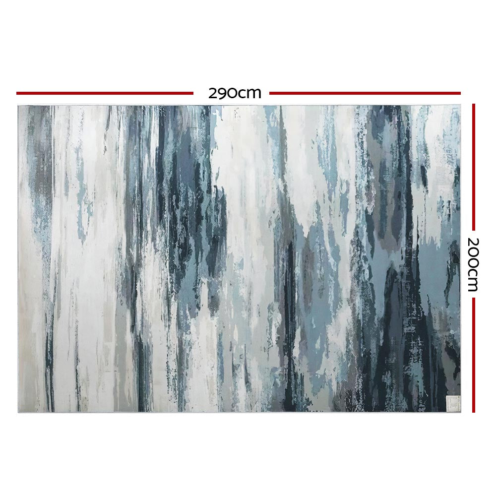 Floor Rugs: Artiss Rug 200x290cm Area Rug Washable Mat Large Carpet Soft Short Pile Poca