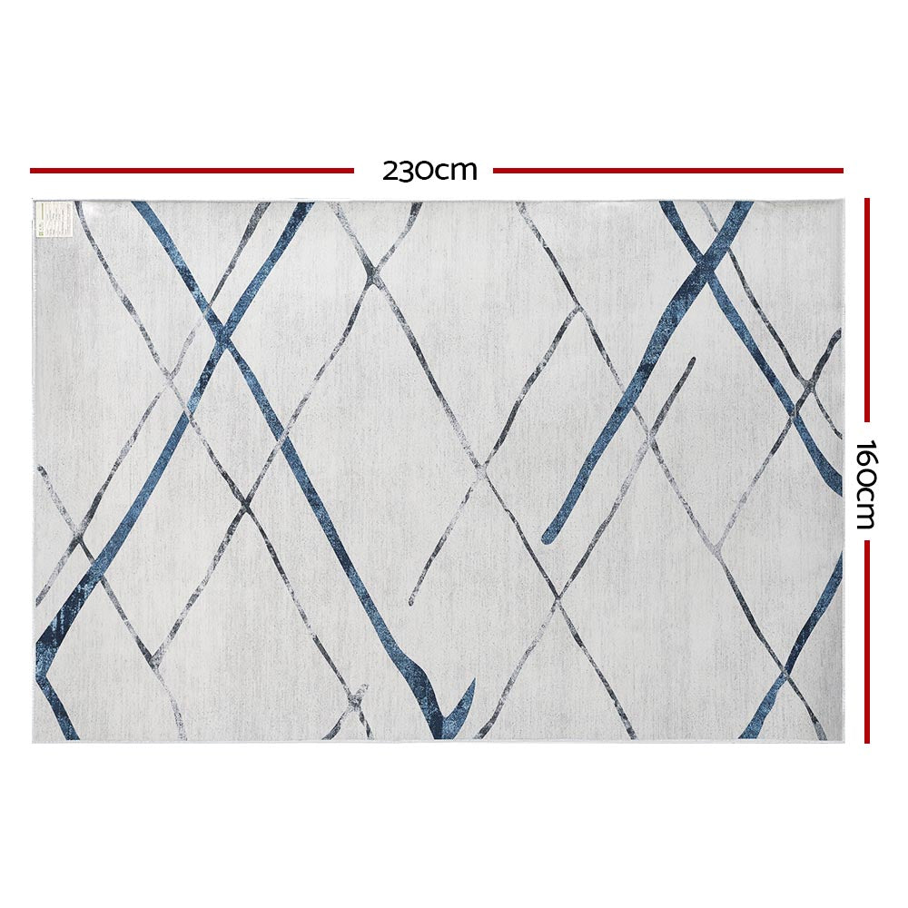 Floor Rugs: Artiss Rug 160x230cm Area Rug Washable Mat Large Carpet Soft Short Pile Jaca