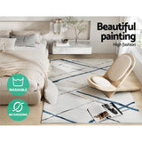 Floor Rugs: Artiss Rug 160x230cm Area Rug Washable Mat Large Carpet Soft Short Pile Jaca
