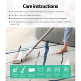 Artiss Rug 200x290cm Area Rug Washable Mat Large Carpet Soft Short Pile Jaca