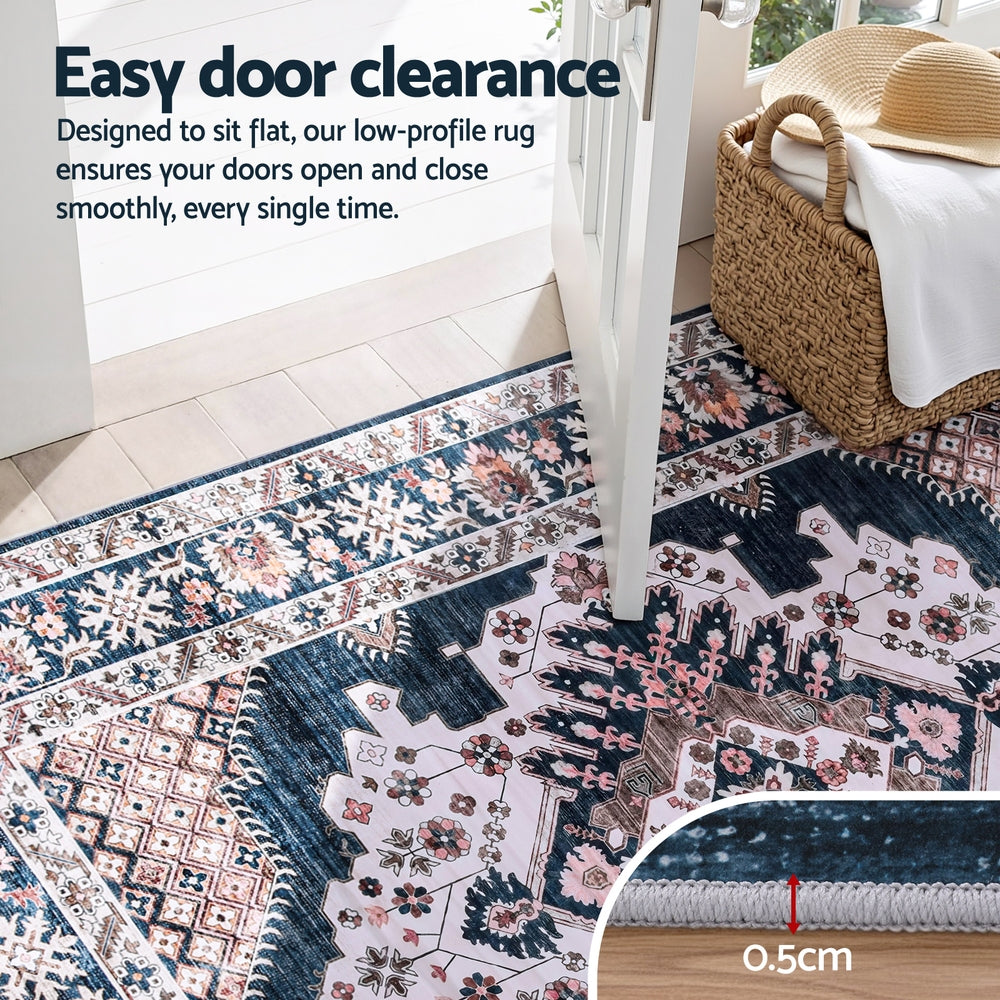 Floor Rugs: Artiss Floor Rug 200X290cm Large Washable Persian Area Rug Living Room Carpet