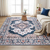 Floor Rugs: Artiss Floor Rug 200X290cm Large Washable Persian Area Rug Living Room Carpet