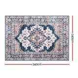 Floor Rugs: Artiss Floor Rug 240x340cm Large Washable Persian Area Rug Living Room Carpet