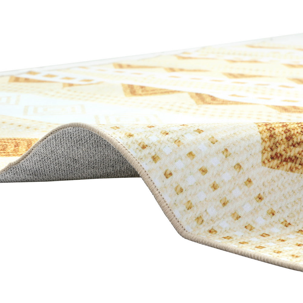 Floor Rugs: Artiss Rug 160x230cm Area Rug Washable Mat Large Carpet Soft Short Pile Ella