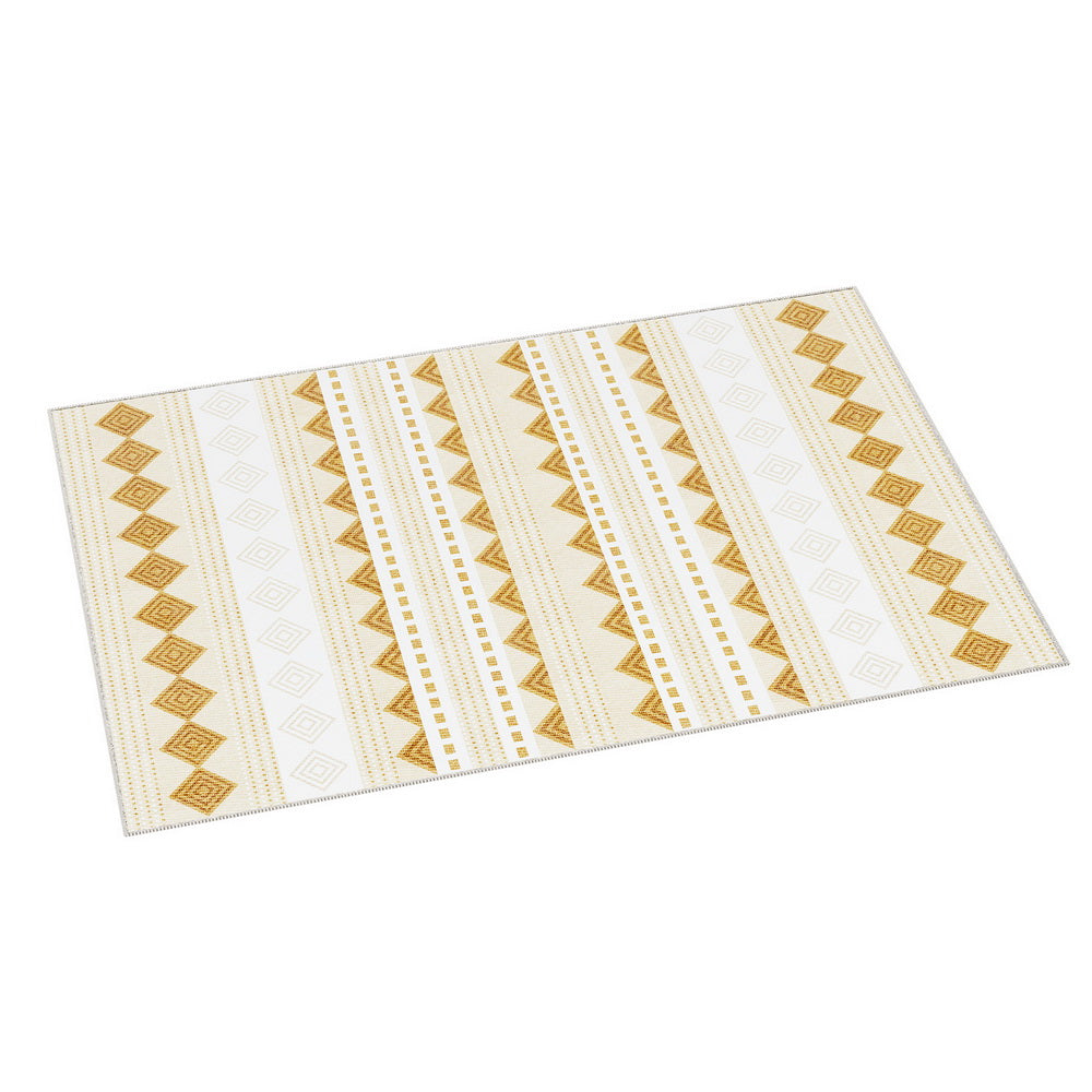 Floor Rugs: Artiss Rug 200x290cm Area Rug Washable Mat Large Carpet Soft Short Pile Ella