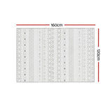 Floor Rugs: Artiss Rug 120x160cm Area Rug Washable Mat Large Carpet Soft Short Pile Una