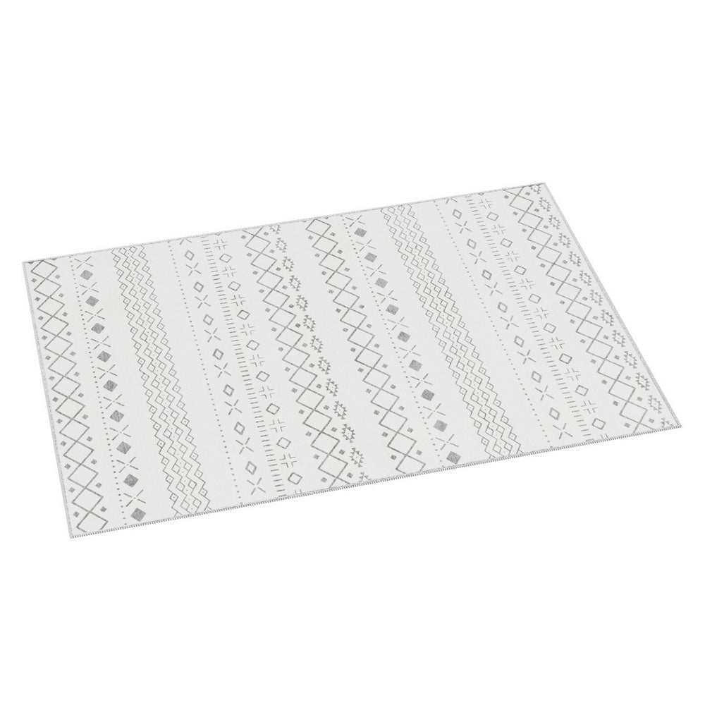 Floor Rugs: Artiss Rug 200x290cm Area Rug Washable Mat Large Carpet Soft Short Pile Una