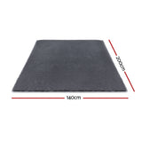 Floor Rugs: Artiss Floor Rug 140x200cm Plush Area Shaggy Rug Living Room Bedroom Carpet Grey