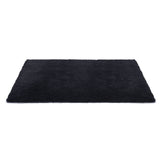 Floor Rugs: Artiss Floor Rug 160x230cm Plush Area Shaggy Rug Living Room Bedroom Carpet Black