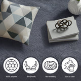 Floor Rugs: Artiss Floor Rug 200x230cm Plush Area Shaggy Rug Living Room Bedroom Carpet Grey