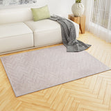 Floor Rugs: Artiss Rug 120x160cm Area Rug Washable Mat Large Carpet Microfiber Ripple