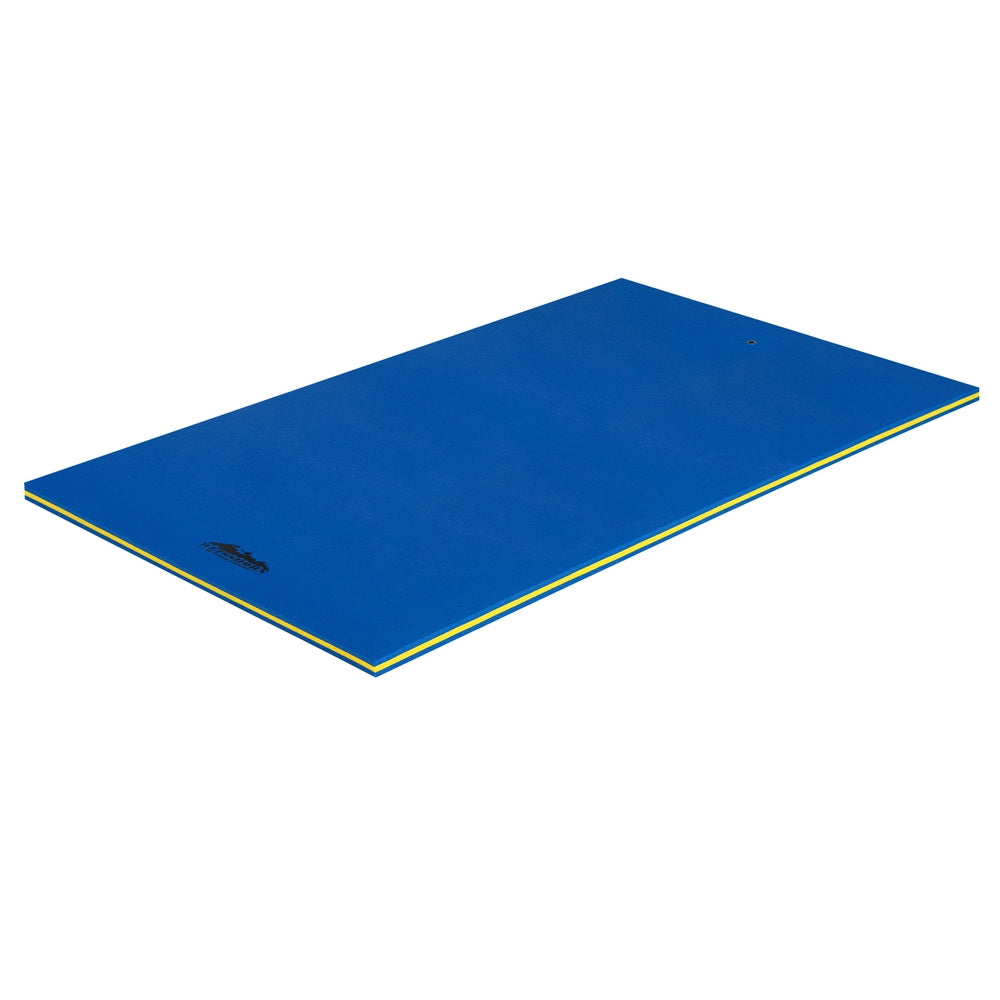 Pool Toys & Inflatables: Weisshorn Floating Water Mat 3.5x1.8m Foam Pad Swimming Pool Platform Blue