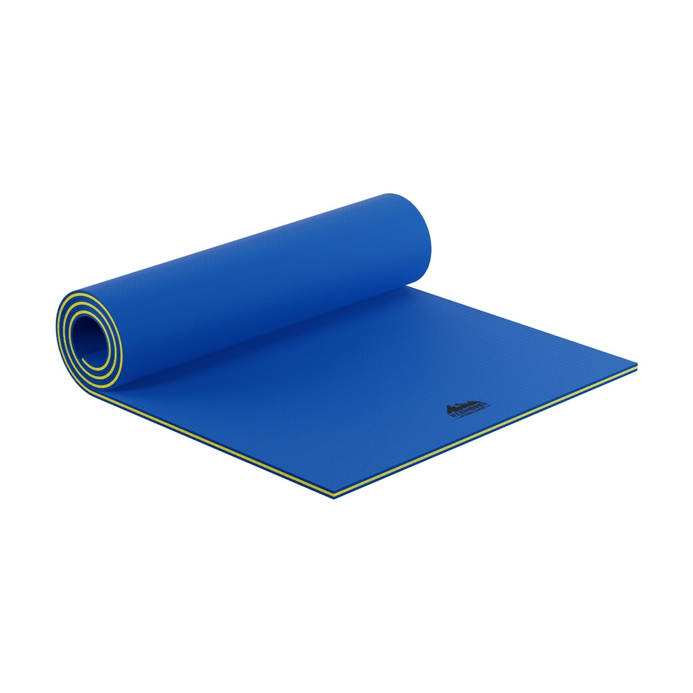 Pool Toys & Inflatables: Weisshorn Floating Water Mat 3.5x1.8m Foam Pad Swimming Pool Platform Blue