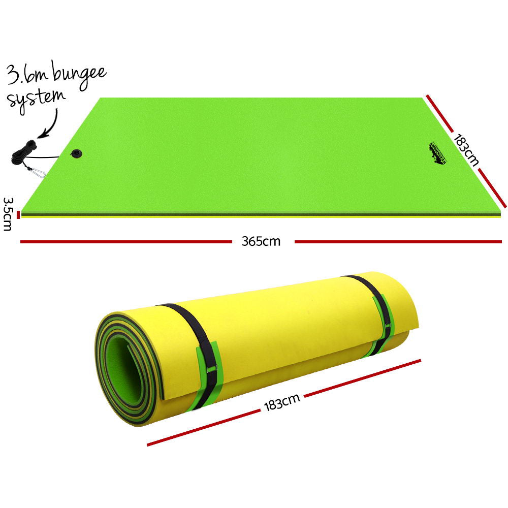 Pool Toys & Inflatables: Weisshorn Floating Water Mat 3.5x1.8m Foam Pad Swimming Pool Island Platform