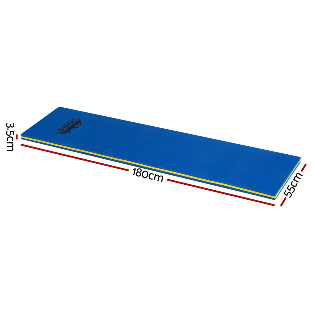 Pool Toys & Inflatables: Weisshorn Floating Water Mat 55x180cm Foam Pad Swimming Pool Platform Blue