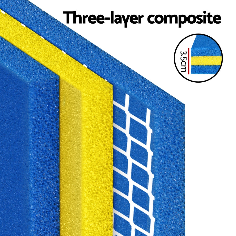Pool Toys & Inflatables: Weisshorn Floating Water Mat 55x180cm Foam Pad Swimming Pool Platform Blue