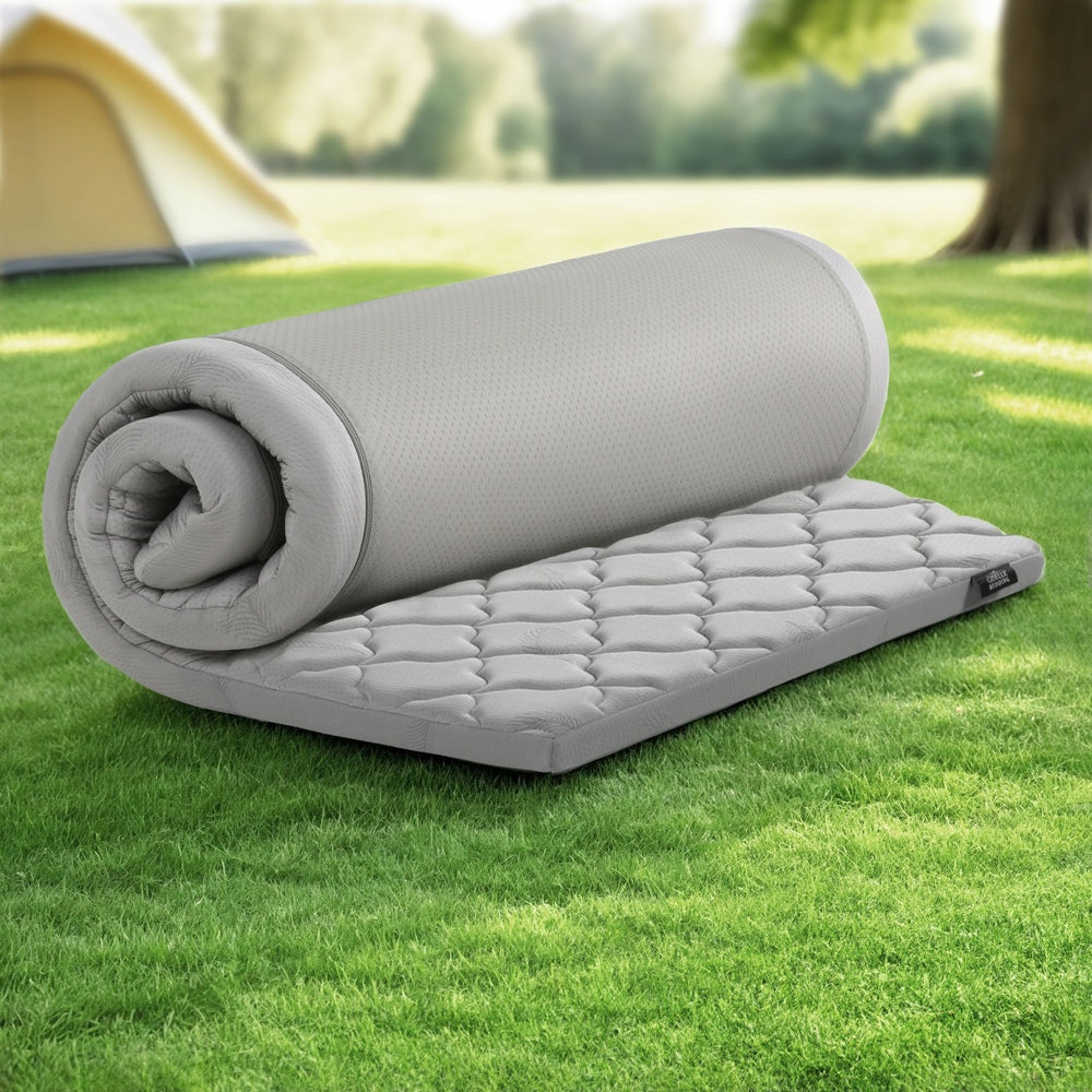 Inflatable Mattresses: Giselle Bedding Single Foldable Mattress Camping Mat