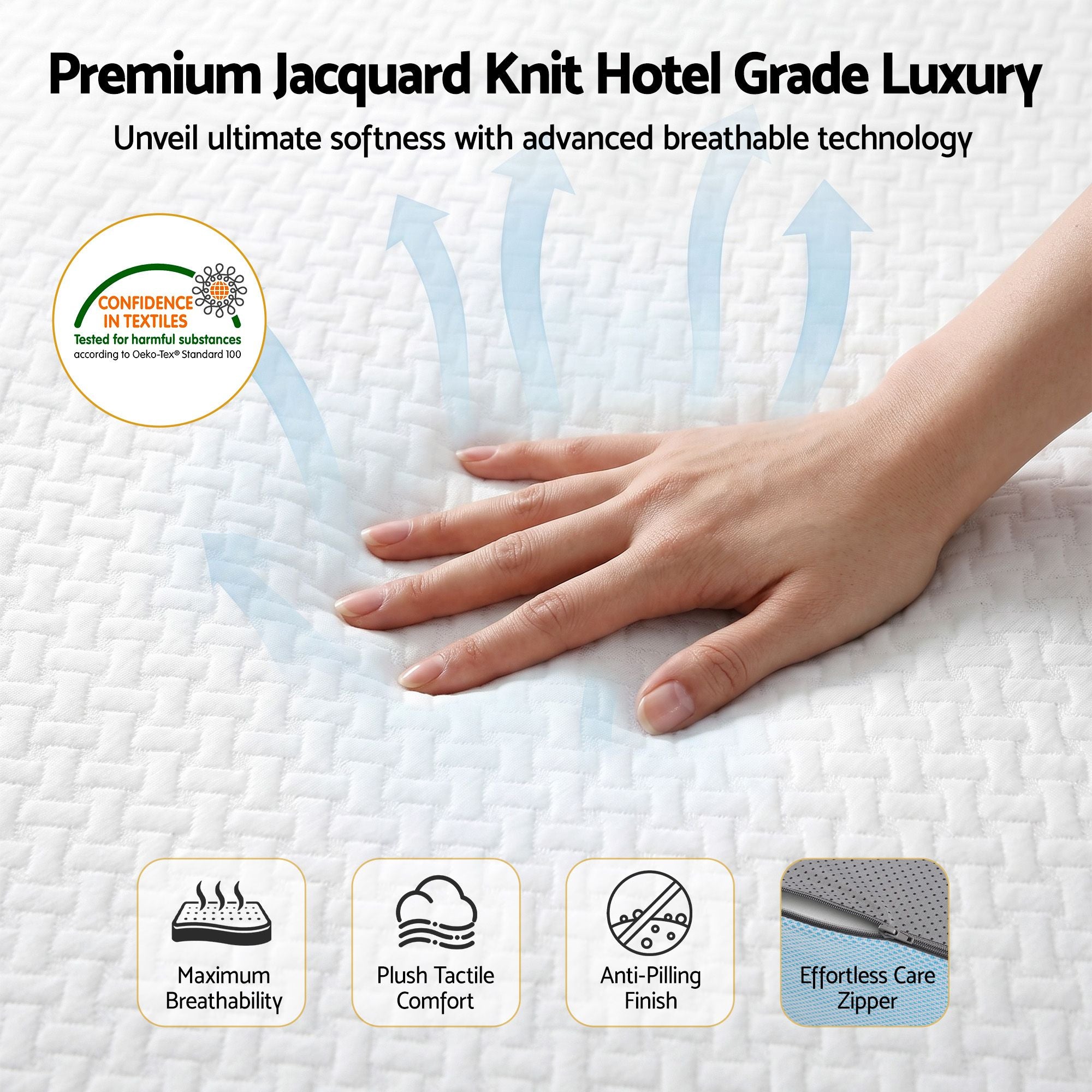 Giselle 22cm Cooling Gel Memory Foam Mattress Double Medium Firm