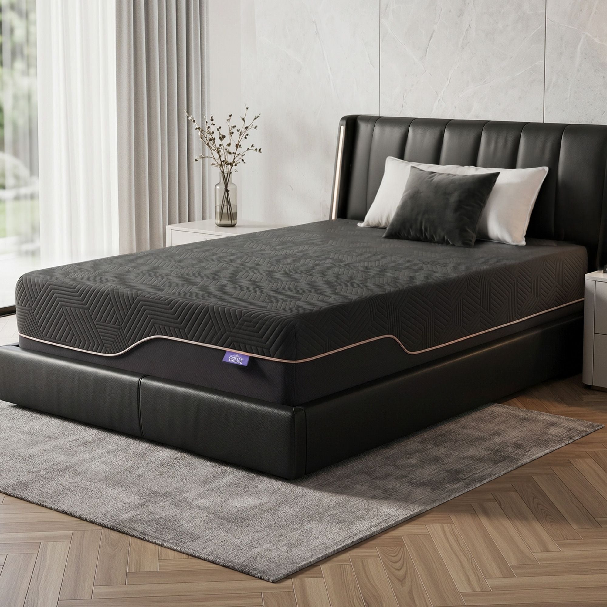 Giselle King Single Cooling Memory Foam Mattress Medium Firm with Gel Comfort 30cm