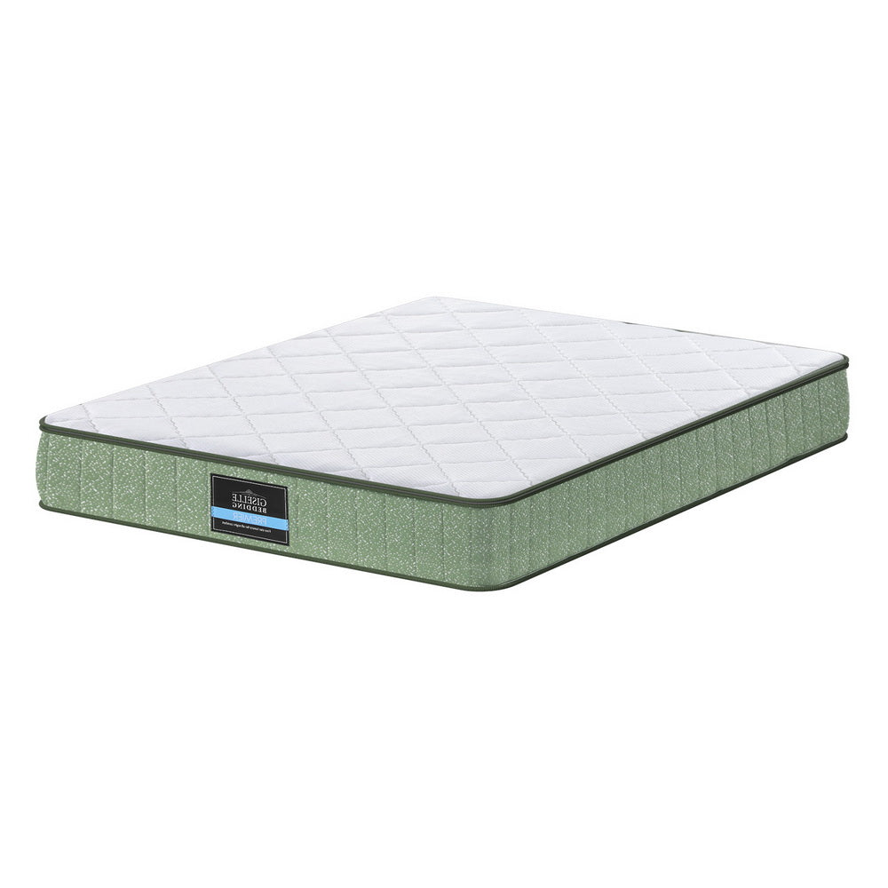 Double Mattress: Giselle 25cm Memory Foam Mattress Dual Layer Zipper Cover Cool Charcoal Foam Mattresses Double