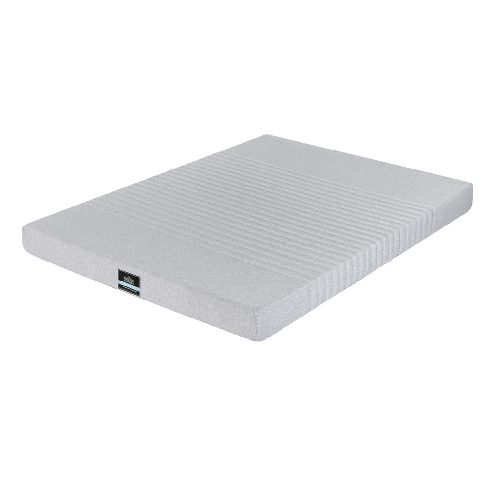Mattress Toppers: Giselle Bedding Cool Gel Memory Foam Mattress Charcoal 7-Zone Washable Bamboo Cover 15cm Double