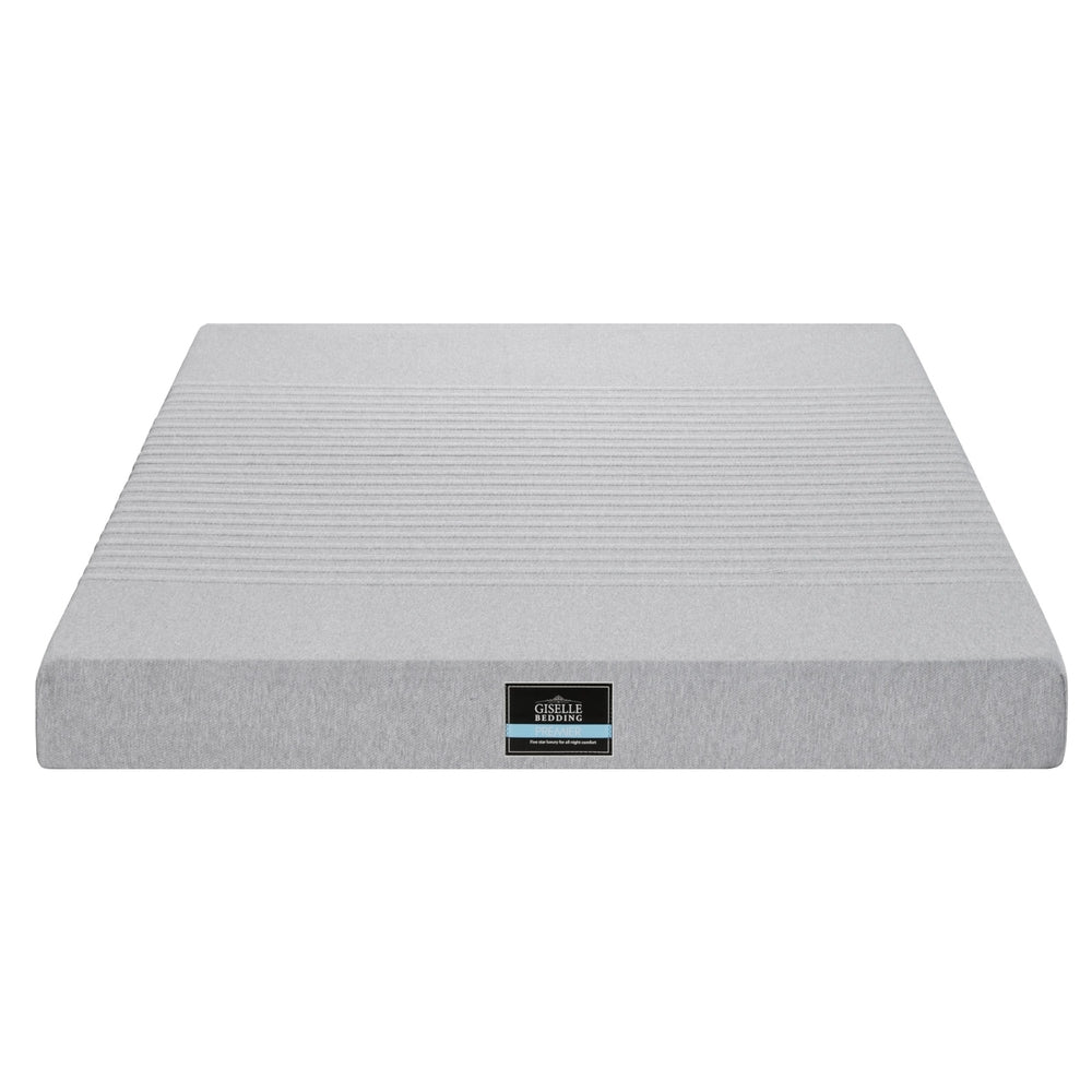 King Size Mattress: Giselle Bedding Cool Gel Memory Foam Mattress Charcoal 7-Zone Washable Bamboo Cover 15cm King
