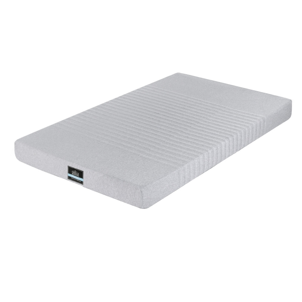 Single Mattress: Giselle Bedding Cool Gel Memory Foam Mattress Charcoal 7-Zone Washable Bamboo Cover 15cm Single