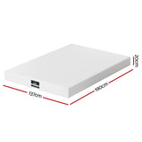 Giselle 20cm Memory Foam Mattress Green Tea Double