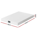 Giselle 20cm Memory Foam Mattress Green Tea King