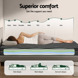 Giselle 18cm Memory Foam Mattress Green Tea Foam Cool Gel Foam Mattresses Single