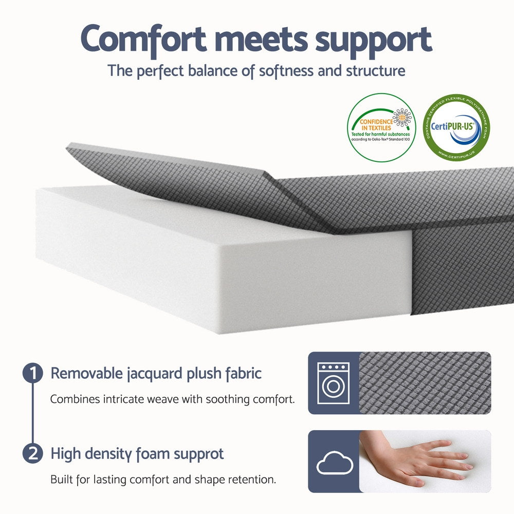 Single Mattress: Giselle Foldable Mattress Folding Sofa Bed Trifold Sleeping Camping Cushion Mat