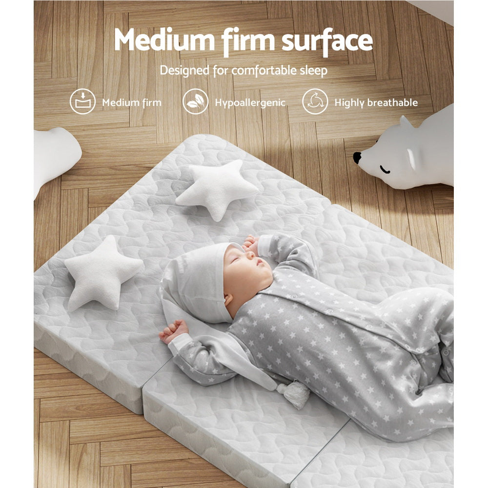 Sofas & Sofa Beds: Giselle Bedding Foldable Mattress Folding Foam Cot Bed White
