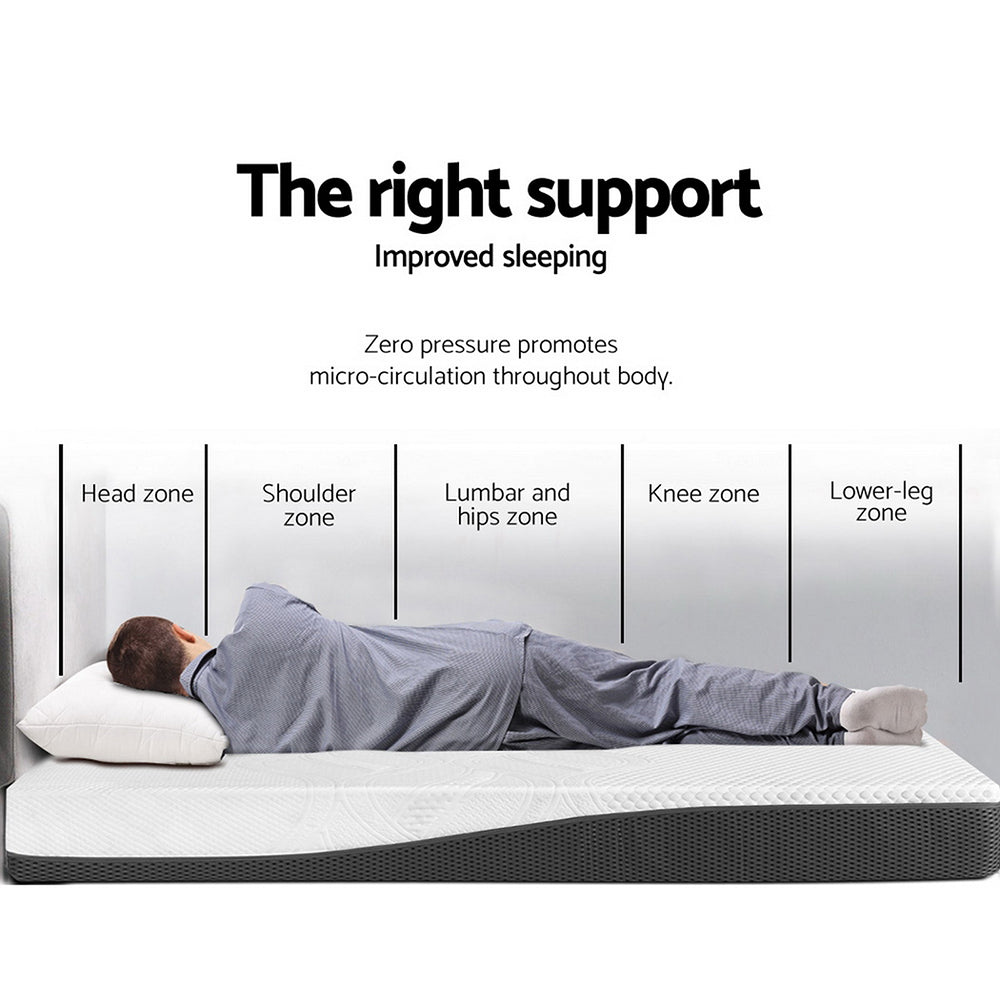 Mattress Toppers: Giselle Bedding Memory Foam Mattress Bed Cool Gel Non Spring 21cm Double