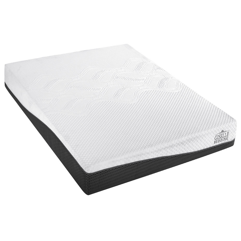 Mattress Toppers: Giselle Bedding Memory Foam Mattress Bed Cool Gel Non Spring 21cm Queen